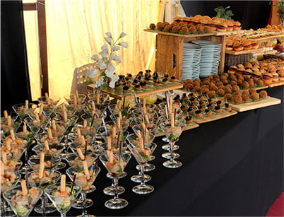 Catering services for corporate events